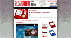 Desktop Screenshot of keysure.net